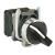 Harmony XB4, Selector switch, metal, black, Ø22, 2 positions, stay put, 1 NO+1 NC