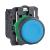 Harmony XB5, Push button, plastic, flush, blue, Ø22, spring return, unmarked, 1 NO