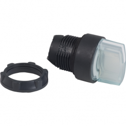 Head for illuminated selector switch Harmony XB5 2-position white handle Ø22mm