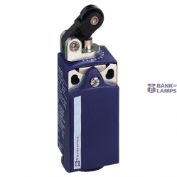 Limit switch, Limit switches XC Standard, XCKP, thermoplastic plastic roller lever plung. Hor, 1NC+1 NO, snap, Pg11