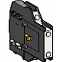 Auxiliary contact block, TeSys Deca, 1NO + 1NC, side mounting, screw clamp terminals