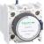 Time delay auxiliary contact block, TeSys Deca, 1NO + 1NC, on delay 1-30s, front, screw clamp terminals