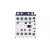 Contactor TeSys K 4P 10A AC-1 2NO+2NC 24VAC Coil