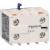Auxiliary contact block, TeSys K, 1NO + 1NC, front mounting, screw clamp terminals