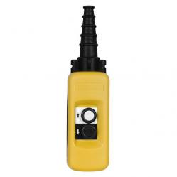 Pendant Control Station Harmony XAC XAC-A, 1NO, IP65, Yellow, Polypropylene, Control Station Composition: 2 Push–buttons