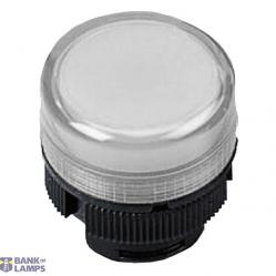 Indicator light head Harmony XAC Ø22mm incandescent white cap plastic