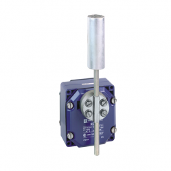 Limit switch, Limit switches XC Standard, XCRT, metal enclosure zinc plated steel roller with lever, 2C/O