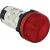 Harmony XB7, Monolithic pilot light, plastic, red, Ø22, integral LED, 24 V AC/DC