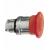 Harmony XB4, Emergency stop head, switching off, metal, red mushroom Ø40, Ø22, trigger latching turn to release