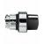 Harmony XB4, Selector switch head, metal, black, Ø22, 3 positions, spring return to center