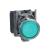 Harmony XB4, Illuminated push button, metal, flush, green, Ø22, spring return, 1 NO + 1 NC 24 V AC/DC