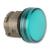 Harmony XB4, Pilot light head, metal, green, Ø22, plain lens for integral LED