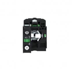 Harmony XB5, Selector switch, plastic black, Ø22, 2 positions, stay put, 1 NO