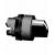Harmony XB5, Selector switch head, plastic, black, Ø22, 2 positions, stay put