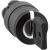 Key selector switch head Harmony XB5 3-position stay-put key 455 Ø22mm