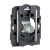 Harmony XB5, Light block with body/fixing collar, plastic, white, integral LED, 24 V AC/DC