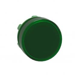 Harmony XB5, Pilot light head, plastic, green, Ø22, plain lens for integral LED