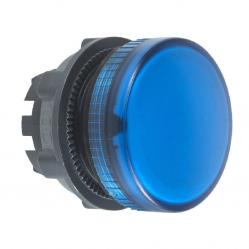 Harmony XB5, Pilot light head, plastic, blue, Ø22, plain lens for integral LED