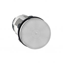 Harmony XB7, Monolithic pilot light, plastic, clear, Ø22, integral LED, 24 V AC/DC