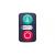 Harmony XB5, Illuminated double-headed push button head,plastic, Ø22, 1 green flush marked I + 1 pilot light + 1 red flush marked O