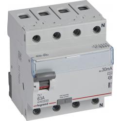 RCCB TX³ - 4P - 400 V~ - 30 mA - 63 A - A type