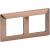 Plate Valena Life 2-gang Copper Style