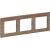 Plate Valena Life 3-gang Light Wood