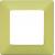 Plate Valena Life, 1-Gang, Lime