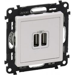 VALENA LIFE 2 USB CHARGER A+A 3A 15W WHITE