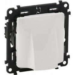 Cable outlet without terminals Valena Life - with cover plate - white