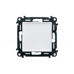 Changeover push-button Valena Life - 6 A - 250 V~ - with cover plate - white