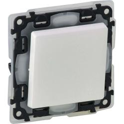Two-way switch Valena Life - 10 AX - 250 V~ - IP44 - with cover plate - white