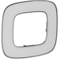 Plate Valena Allure White, IP20, IK04, 91.5 mm, 10 mm, 1-Gang