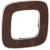 Plate Valena Allure IP20, IK04, 91.5 mm, 10 mm, Brown, 1-Gang