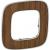 Plate Valena Allure IP20, IK04, 91.5 mm, 10 mm, Brown, 1-Gang