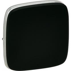 Cover plate Valena Allure - one/two-way switch or push-button - black