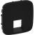 Cover Plate Valena Allure RJ11/RJ45 Black 755418