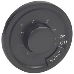 CELIANE - THERMOSTAT BADGE FOR UNDERFLOOR HEATING GRAPHITE