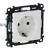 2P+E socket with shut. Valena Life -German std -VDE compliant -16A -250V~ -white