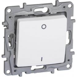 Double-pole switch Niloé - 1-gang - 16 A - 250 V~ - automatic terminals - white