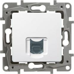 RJ45 socket Niloé category 6 UTP 9 contacts white