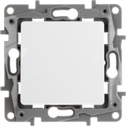 Two-way switch Niloé - 1-gang - 10 AX - 250 V~ - automatic terminals - white