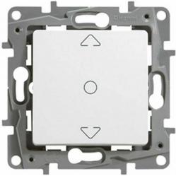 Shutter control switch Niloé - 3 positions for direct motor control - white