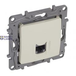 RJ45 socket Cat6 UTP Niloe ivory