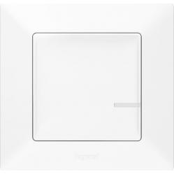 CONNECTED LIGHT DIMMER SWITCH WITHOUT NEUTRAL 5-300W BLEEDER INC. VALENA LIFE WH