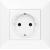 Connected Socket Outlet Valena Life 16A, White, Schuko