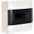 LEGRAND 1X8M SURFACE CABINET SMOKED DOOR E+N TERMINAL BLOCK