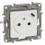SOCKET 2P+T FR SURF USB TYPE C WH