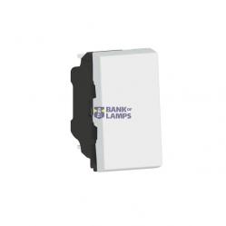 Push Switch 1-Way 6A 1-Module White