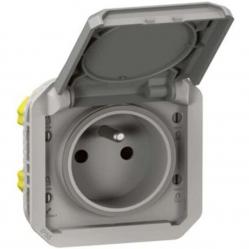 socket outlet Plexo French standard grey mechanism